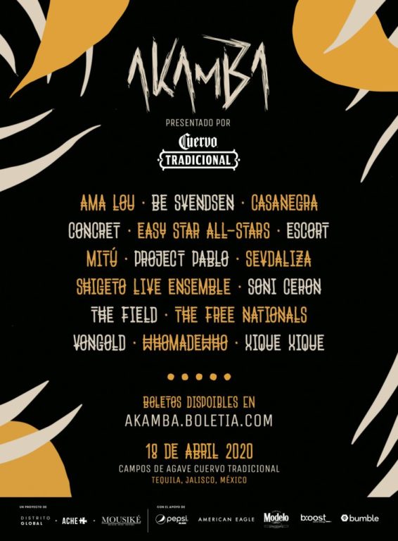 El Festival Akamba lanza su LineUp Melodia Viajera